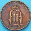 Швеция монета 5 эре 1882 год.
