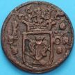 Монета Швеция 1/4 эре 1640 год.
