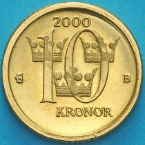 Швеция 10 крон 2000 год. BU