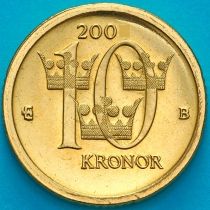 Швеция 10 крон 2001 год. BU