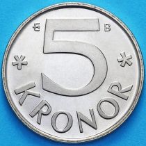 Швеция 5 крон 2002 год. BU