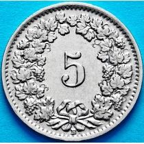 Швейцария 5 раппен 1938 год.