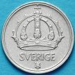 Монета Швеция 10 эре 1949 год. TS. Серебро.