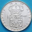 Монета Швеция 1 крона 1960 год. Серебро