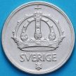 Монета Швеция 50 эре 1945 год. Серебро