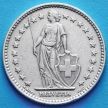 Монета Швейцарии 2 франка 1940 год. Серебро.