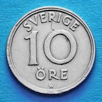 Швеция 10 эре 1921 год. W.
