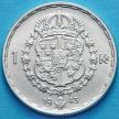 Монета Швеции 1 крона 1943-1944 год. Серебро.