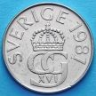 Монета Швеции 5 крон 1981 год.