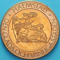 Швеция, токен 10 крон 1979 год. Хальмстад 