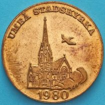 Швеция, токен 10 крон 1980 год. Умео