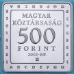 Монета Венгрия 500 форинтов 2002 год. Пруф. Шахматный Автомат Кемпелена.