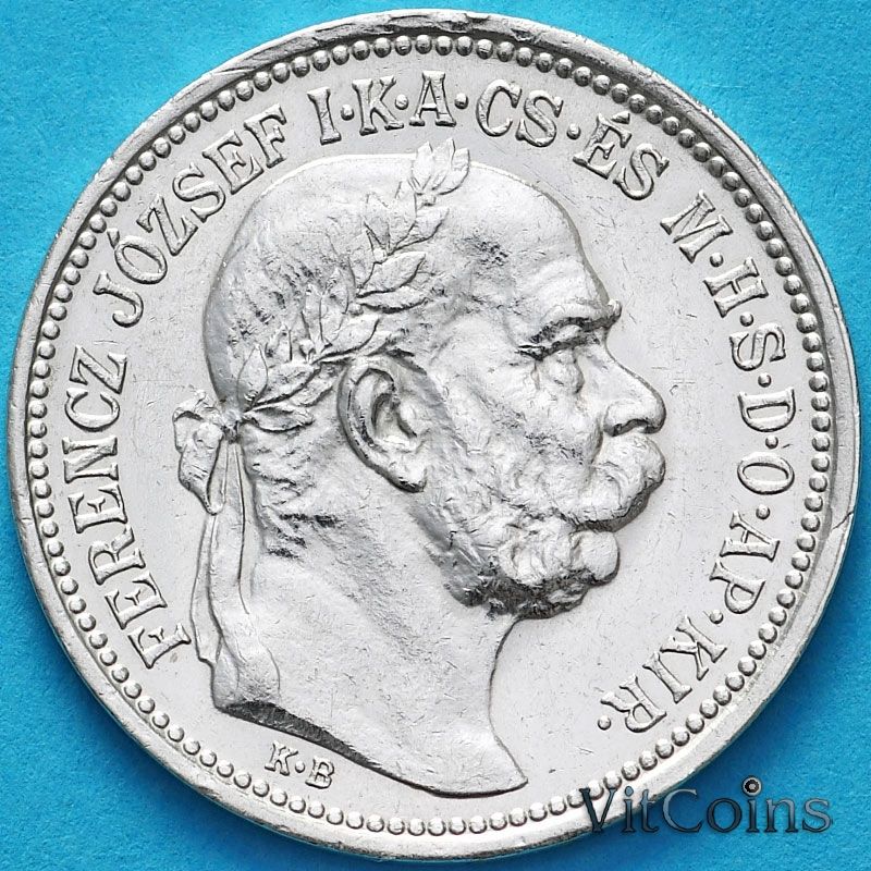 Монета Венгрия 1 крона 1915 год.