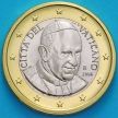 Монета Ватикан 1 евро 2014 год.