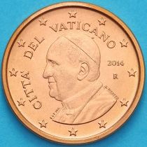Ватикан 5 евроцентов 2014 год. Тип 4