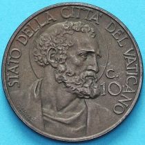Ватикан 10 чентезимо 1931 год. 