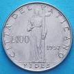 Монета Ватикана 100 лир 1957 год.