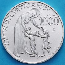 Ватикан 1000 лир 1996 год. Серебро.
