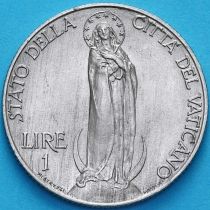 Ватикан 1 лира 1934 год. Дева Мария.