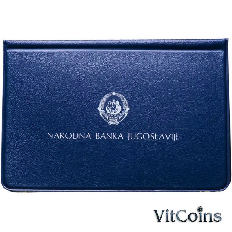 Монета Югославия 100 динар 1987 год. Вук Караджич. Буклет Монета Югославия 100 динар 1987 год. Вук Караджич. Буклет