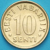 Эстония 10 сентов 2006 год.