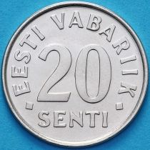 Эстония 20 сентов 2006 год. Хельсинки-Вантаа