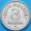 Монета Эстония 3 марки 1925 год. 