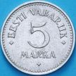 Монета Эстония 5 марок 1922 год.  №1