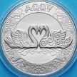 Монета Казахстан 100 тенге 2021 год. Лебедь. BU. Блистер