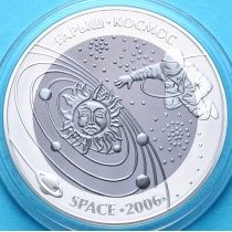 Казахстан 500 тенге 2006 год. Космос, Серебро-тантал