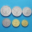 Киргизия набор 6 монет 2008-2009 год.