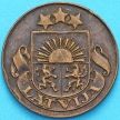 Монета Латвия 1 сантим 1932 год.