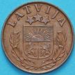 Монета Латвия 2 сантима 1939 год.