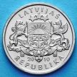 Монеты Латвии 1 лат 2010 год. Подкова вверх.