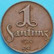 Монета Латвия 1 сантим 1926 год.