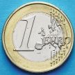 Монеты Латвии 1 евро 2014 год.