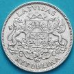 Монета Латвия 1 лат 1924 год. Серебро.