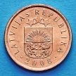 Монета Латвии 1 сантим 2008 год.