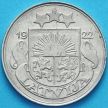 Монета Латвия 50 сантим 1922 год.