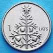 Монеты Латвии 1 лат 2009 год. Рождественская ёлка.