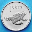 Монеты Латвии 1 лат 2010 год. Жаба.