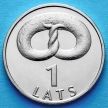 Монеты Латвии 1 лат 2005 год. Крендель Клингерис.