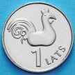 Монеты Латвии 1 лат 2005 год. Петух.