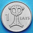 Монеты Латвии 1 лат 2007 год. Сова.
