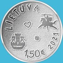 Литва 1,5 евро 2021 год. Праздник моря