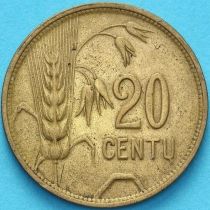 Литва 20 сенти 1925 год.
