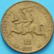 Монета Литва 20 сенти 1925 год.