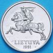 Монета Литва 2 лита 1991 год.