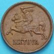 Монета Литва 5 центов 1936 год.