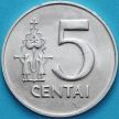 Монета Литва  5 центов 1991 год.
